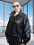 Куртка женская кожаная экокожа свободного кроя с большими карманами черная (4)