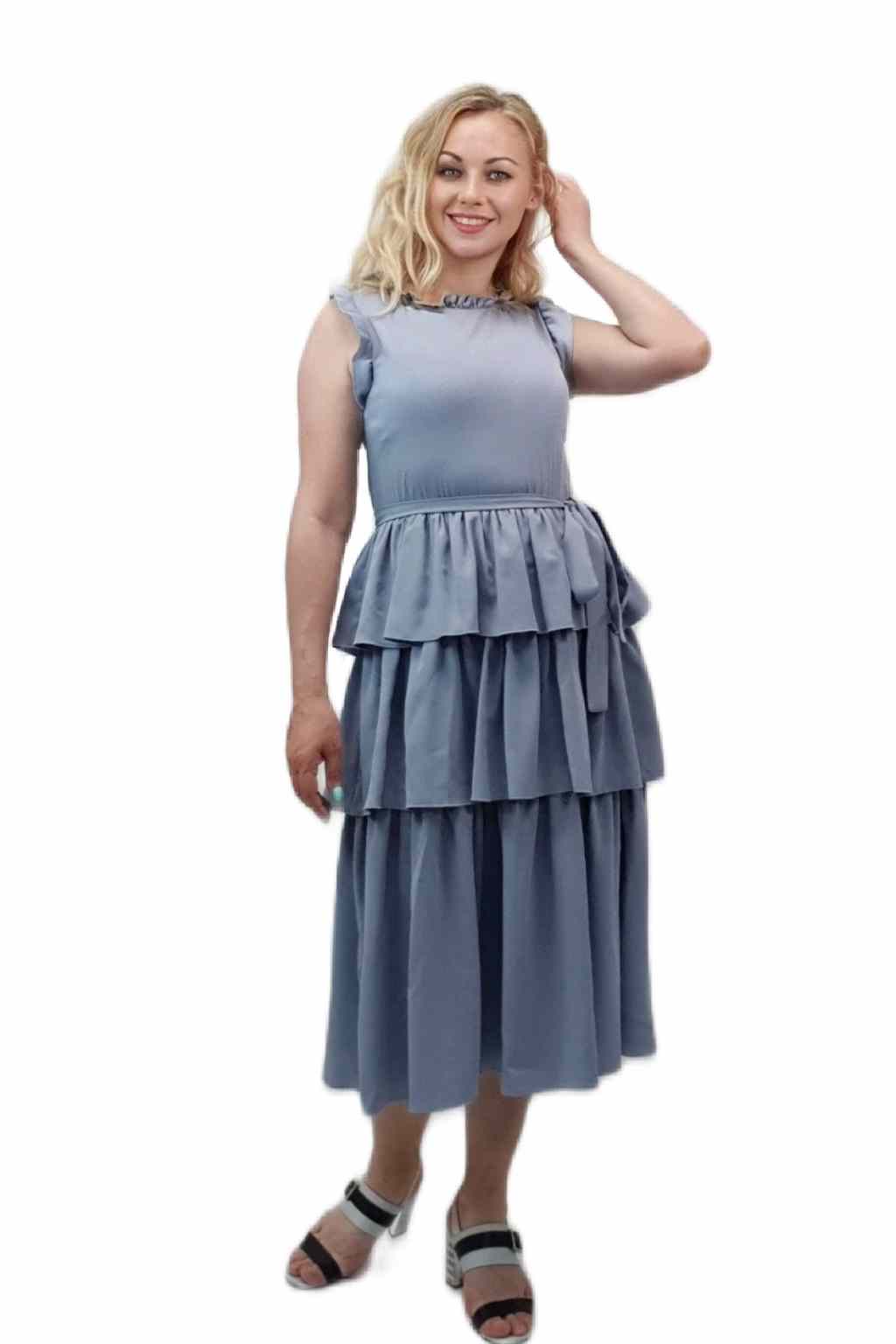 Женские платья с воланами, рюшами или оборками — купить в интернет-магазине Ламода